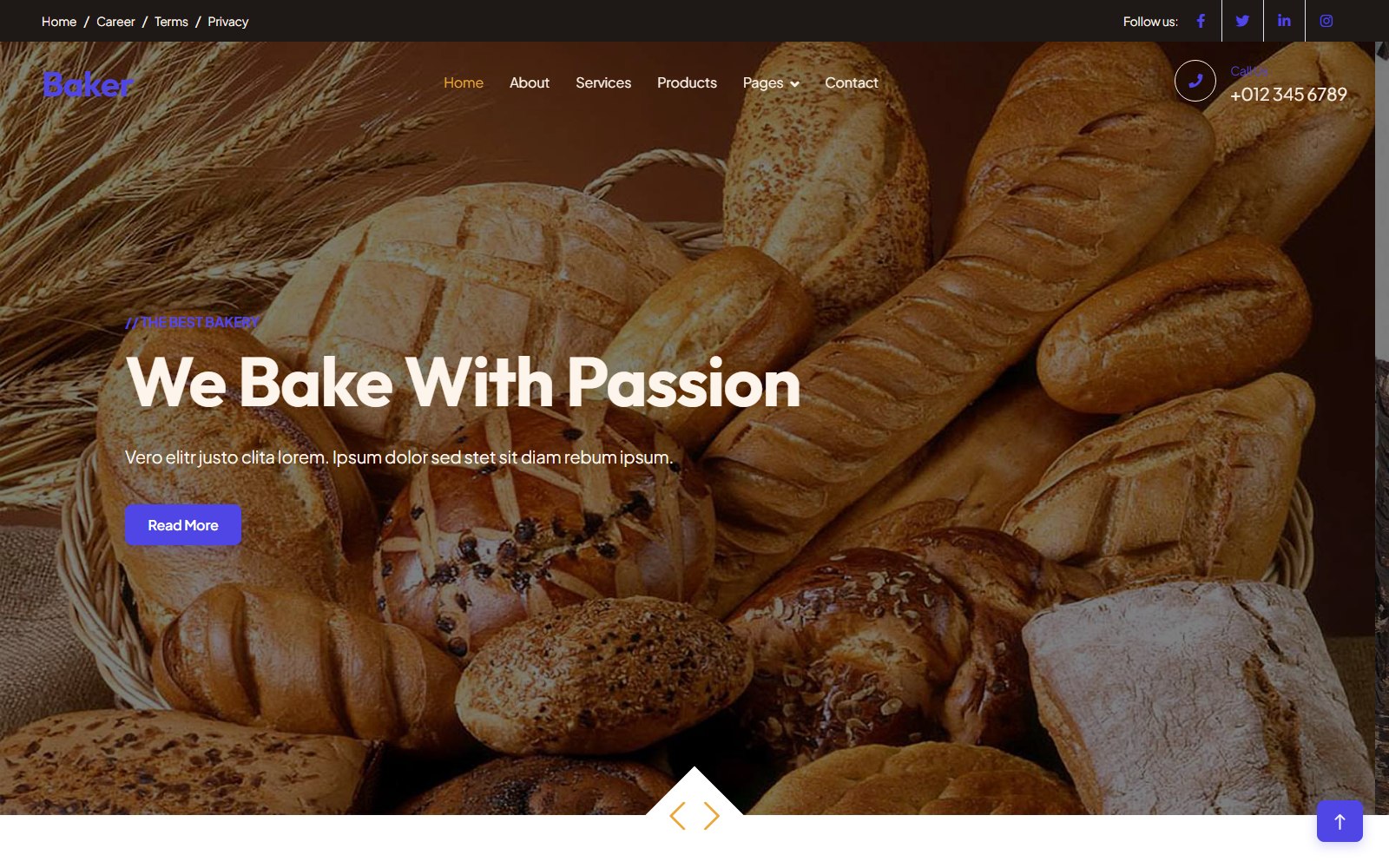 Baker - HTML Corporate, SaaS & Agency Theme