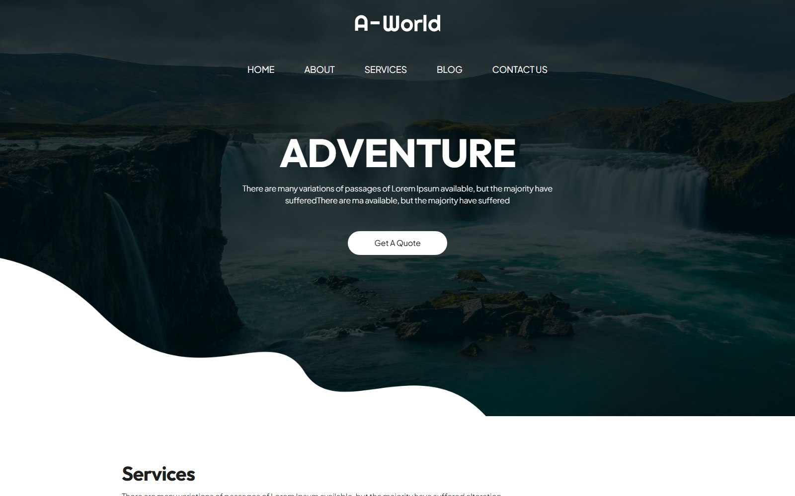 A World - HTML Corporate, SaaS & Agency Theme
