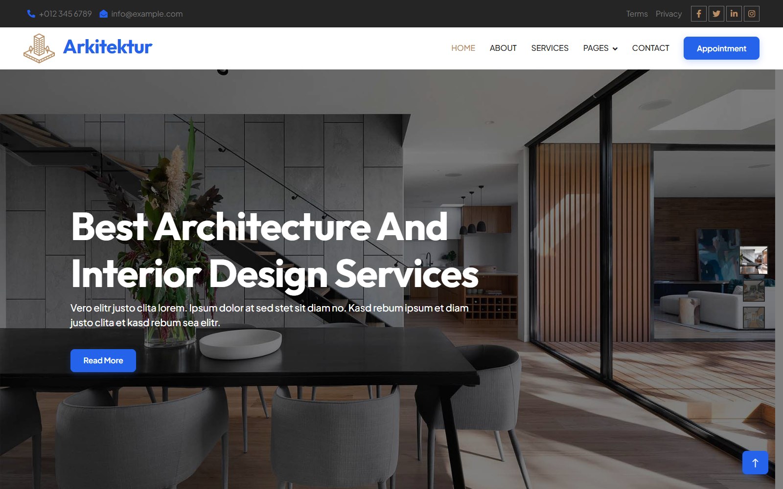 Arkitektur - HTML Corporate, SaaS & Agency Theme