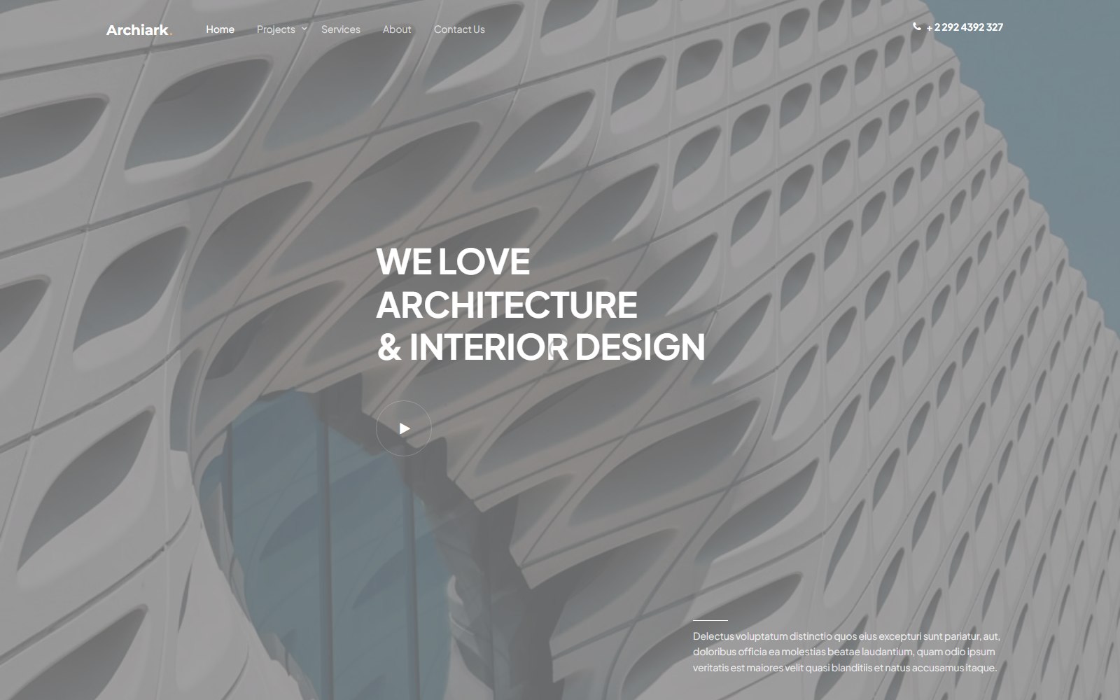 Archiark - HTML Architecture & Construction Theme