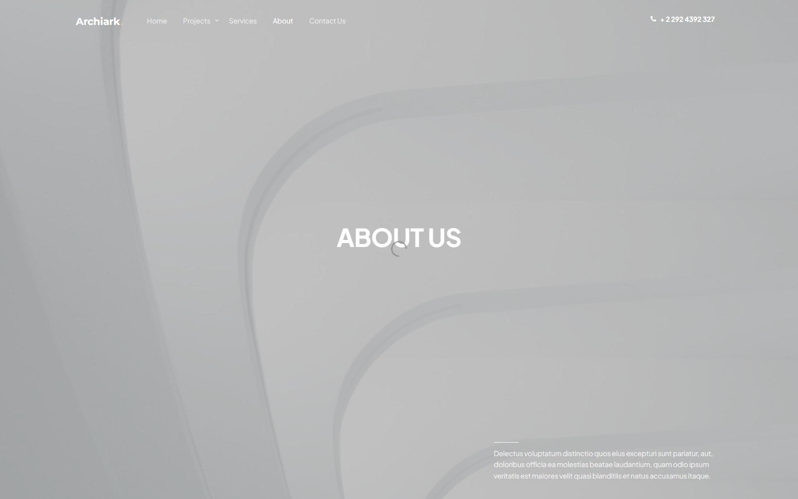 Archiark - HTML Architecture & Construction Theme about screen