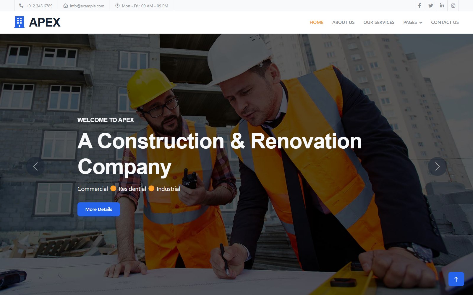 Apex - HTML Corporate, SaaS & Agency Theme