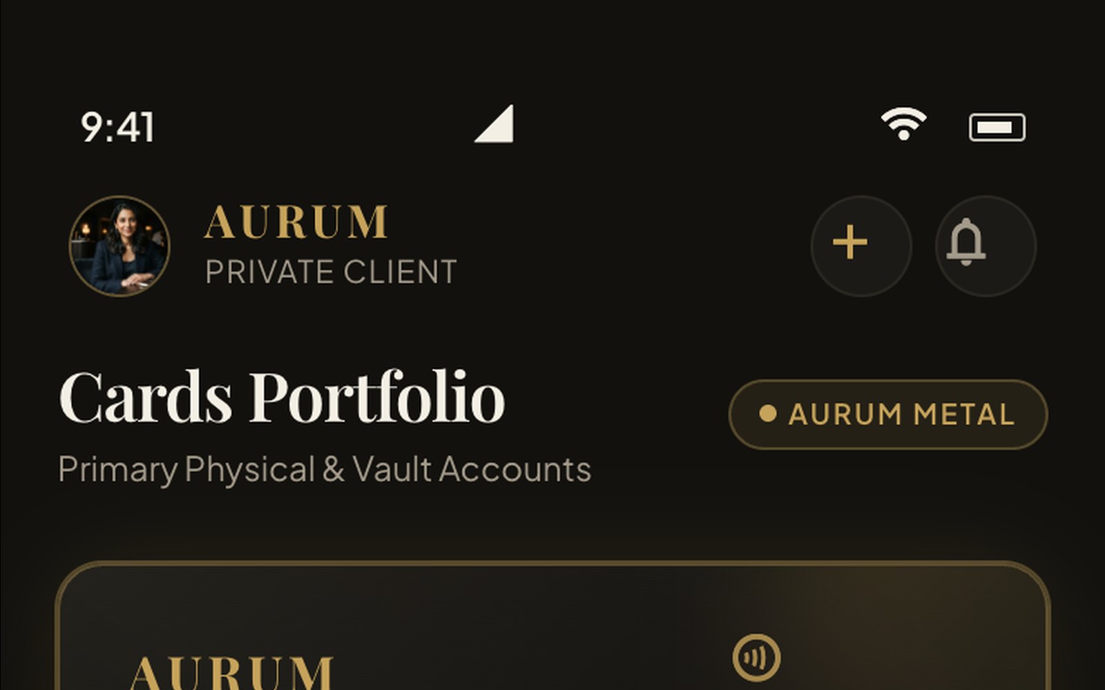 Aurum Cards Screen 09