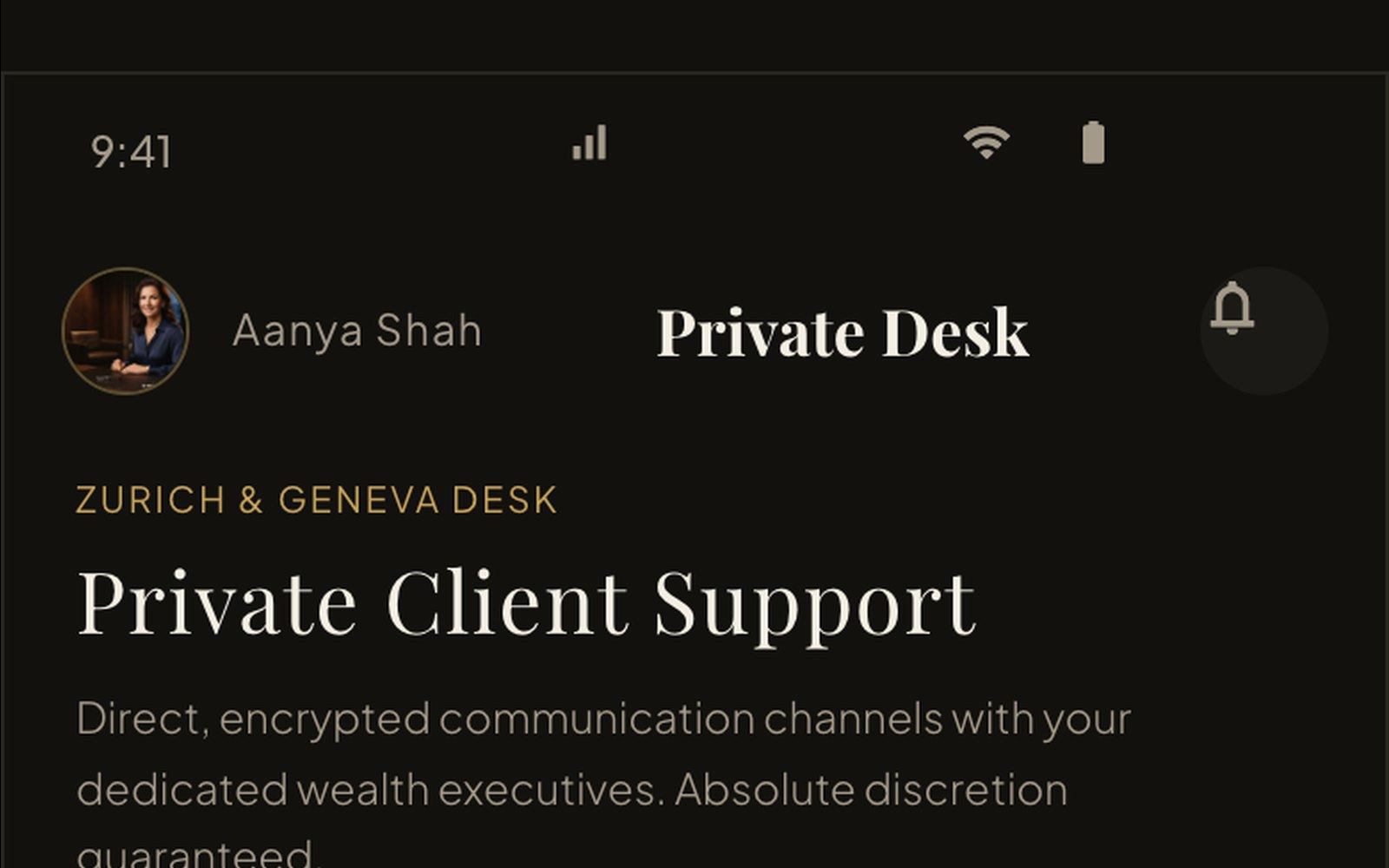 Aurum Private Desk