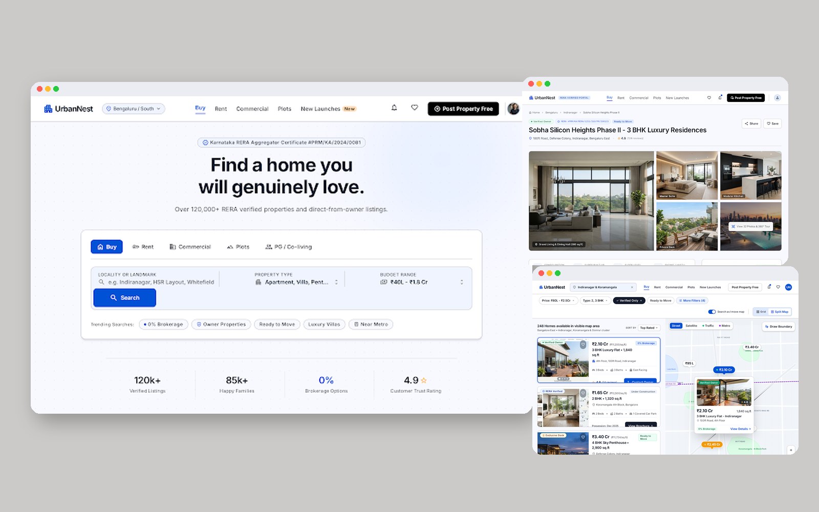 UrbanNest — Real Estate Property Marketplace UI Kit