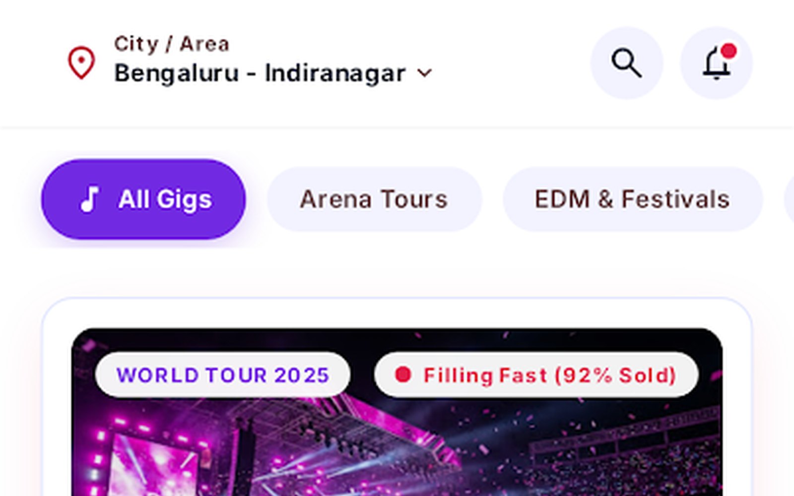 Cinepass Mobile Live Concerts Music Festivals Hub
