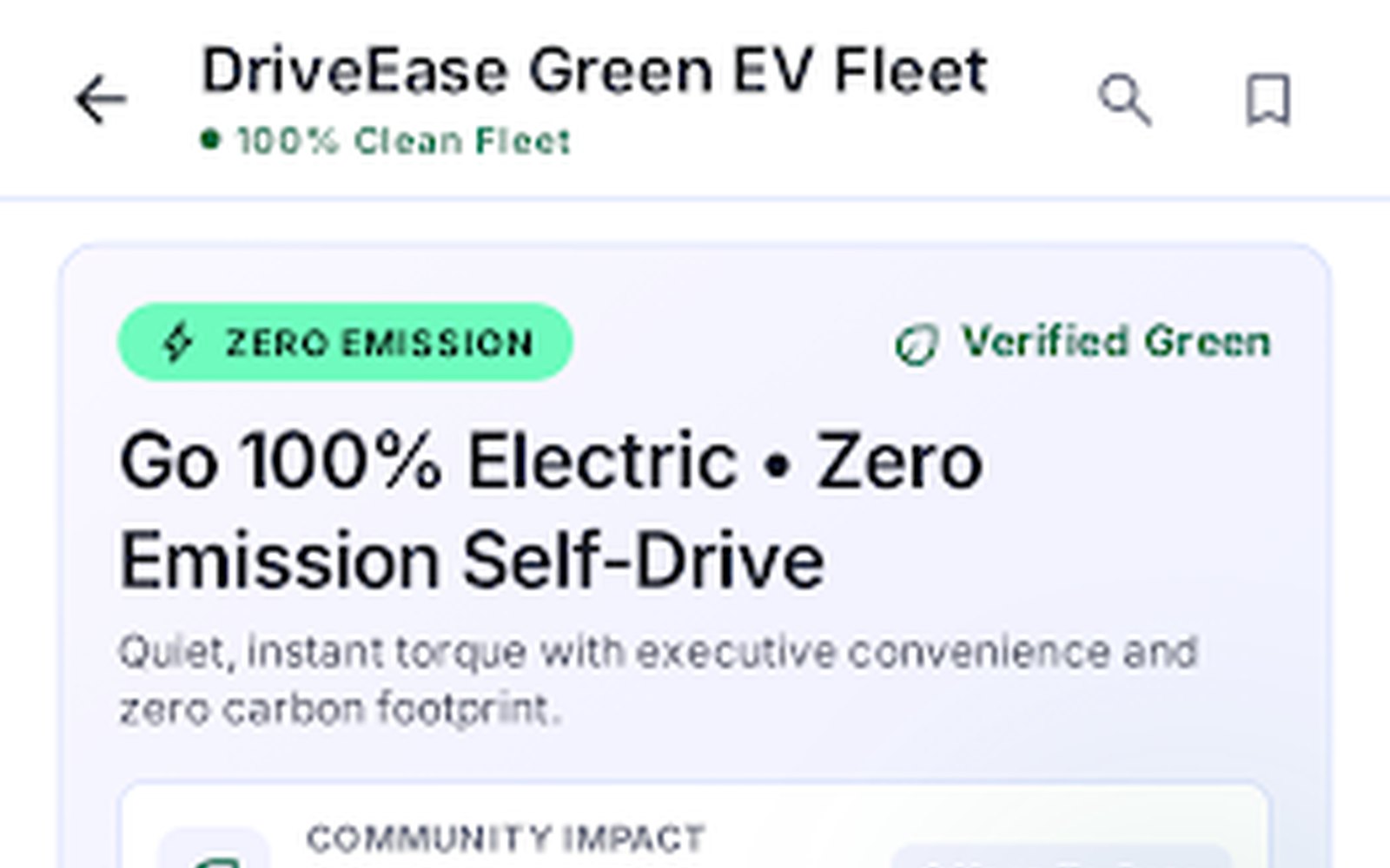 Driveease Mobile Dedicated Electric Vehicle Showcase
