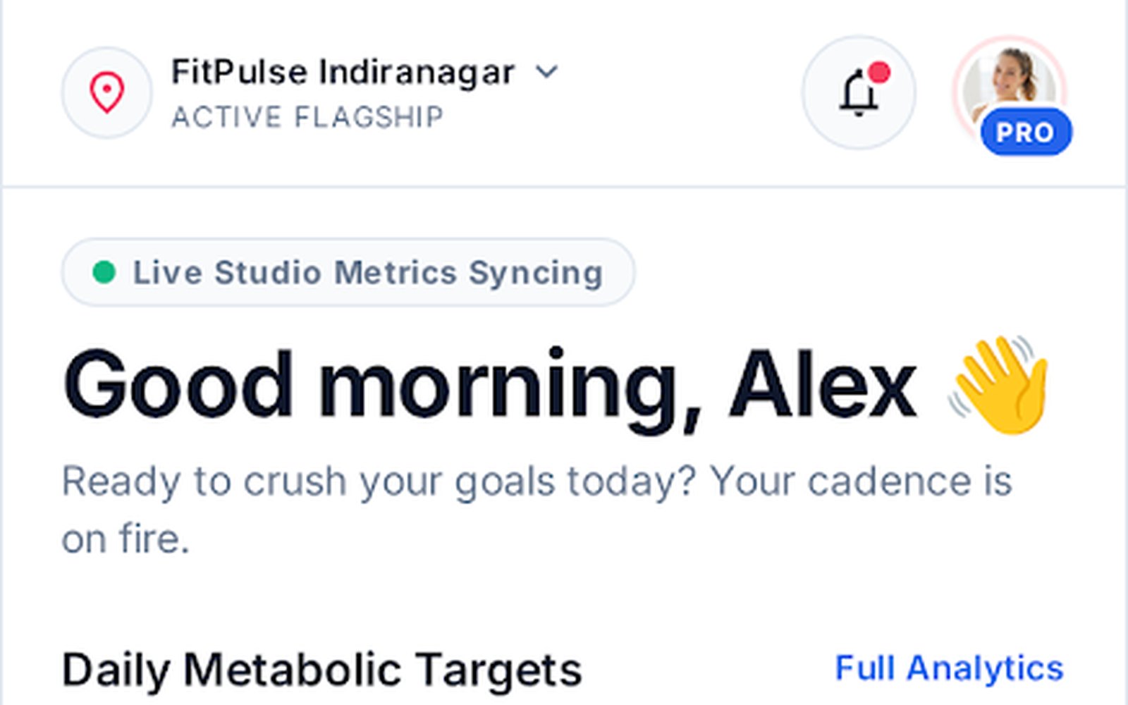 Fitpulse Mobile Main Home Discovery Feed
