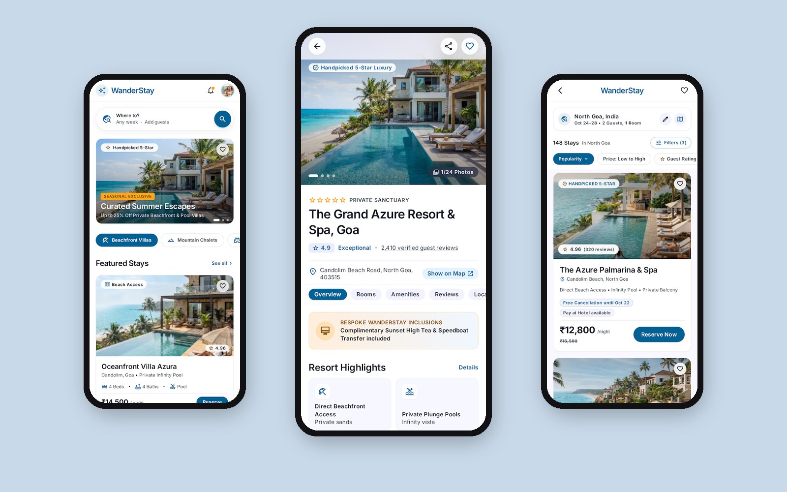 WanderStay — Hotel & Resort Booking iOS UI Kit